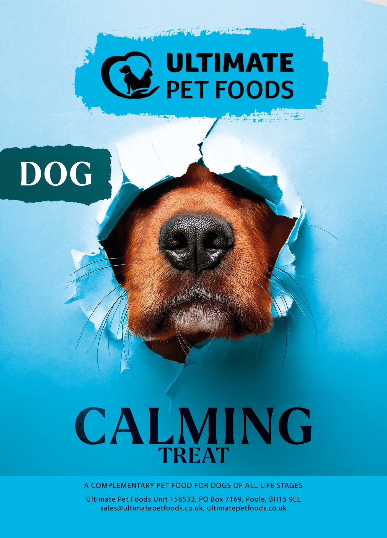 Calming -- Wellness Dog Treat to Aid Stresses and Anxiety