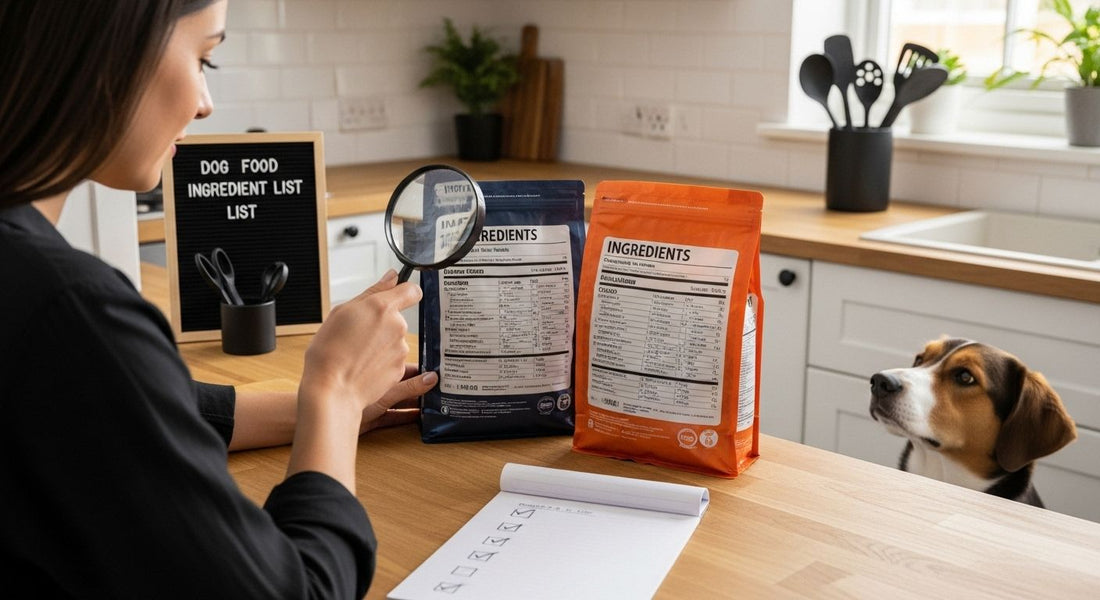 dog food ingredient list
