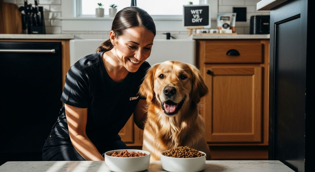 wet vs dry dog food feeding