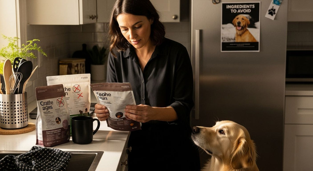 dog food label ingredients