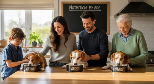life stage dog food family