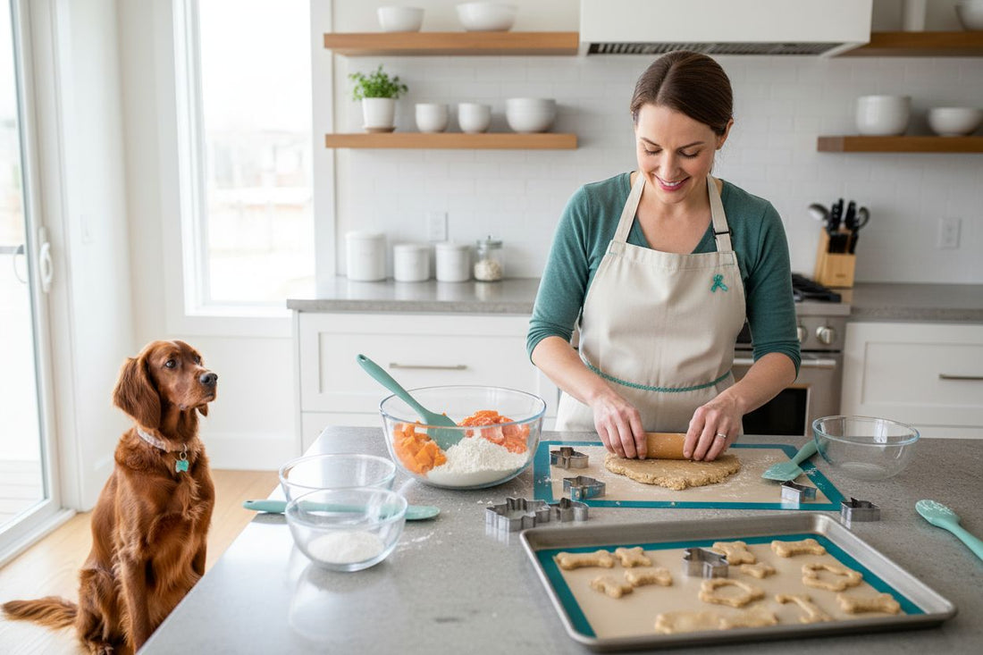 homemade dog treats kitchen