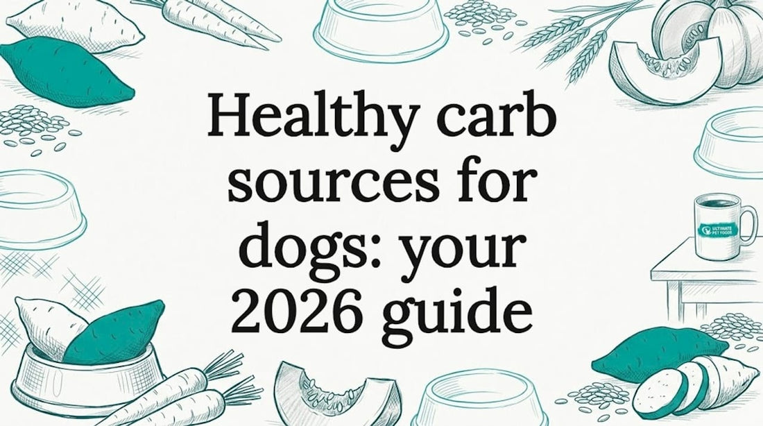 Hand-drawn carb foods and bowl frame clear title area