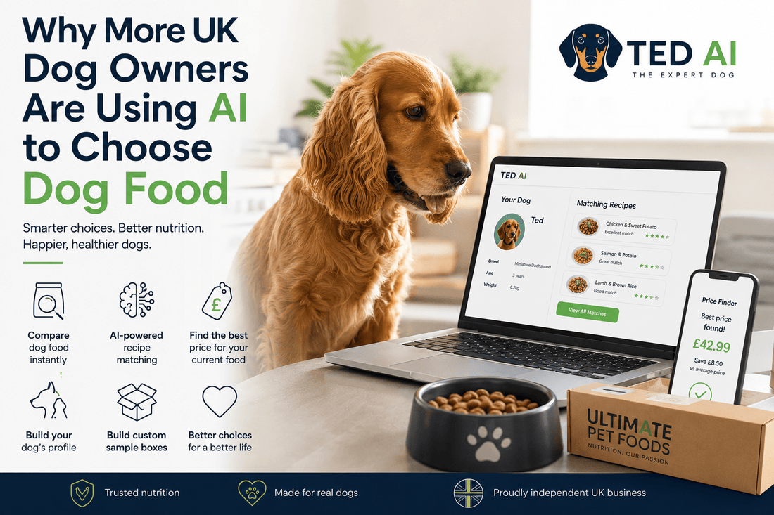 TED AI by Ultimate Pet Foods - Finding you the best dog food