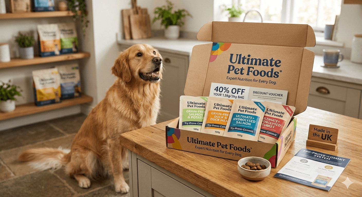 The Dog Food Trial Boxes for Sensitive Stomachs | Try-Prove-Commit