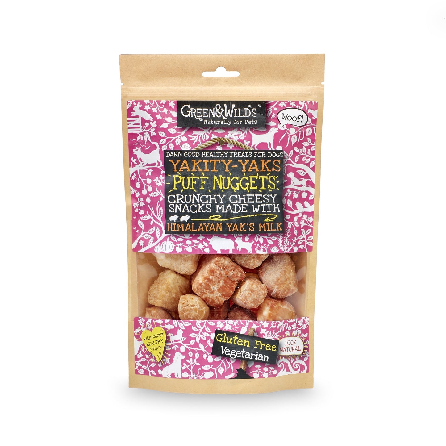 Yakity Yak Puff Nuggets 75g front of pack