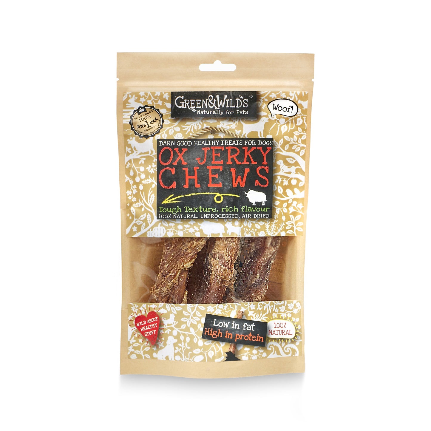 Ox Jerky Chews 150g front of pack