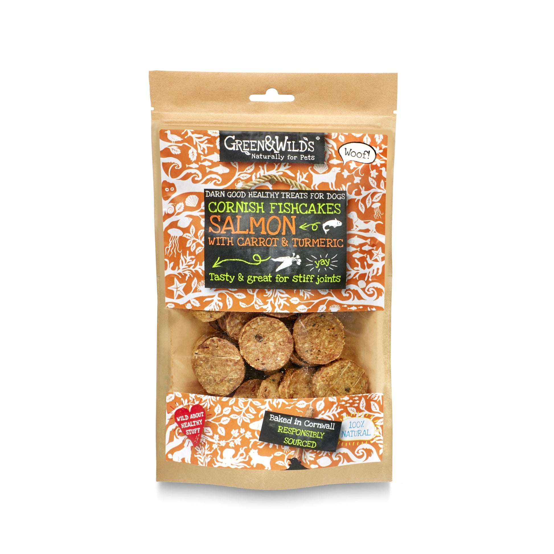Green and Wilds Cornish Fishcakes with Turmeric 150g packet