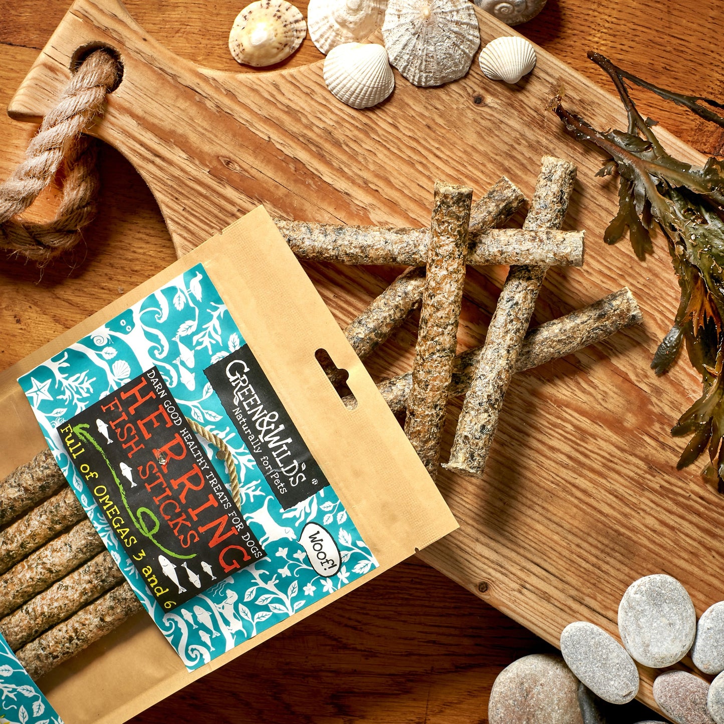 Herring Fish Sticks 100g overhead
