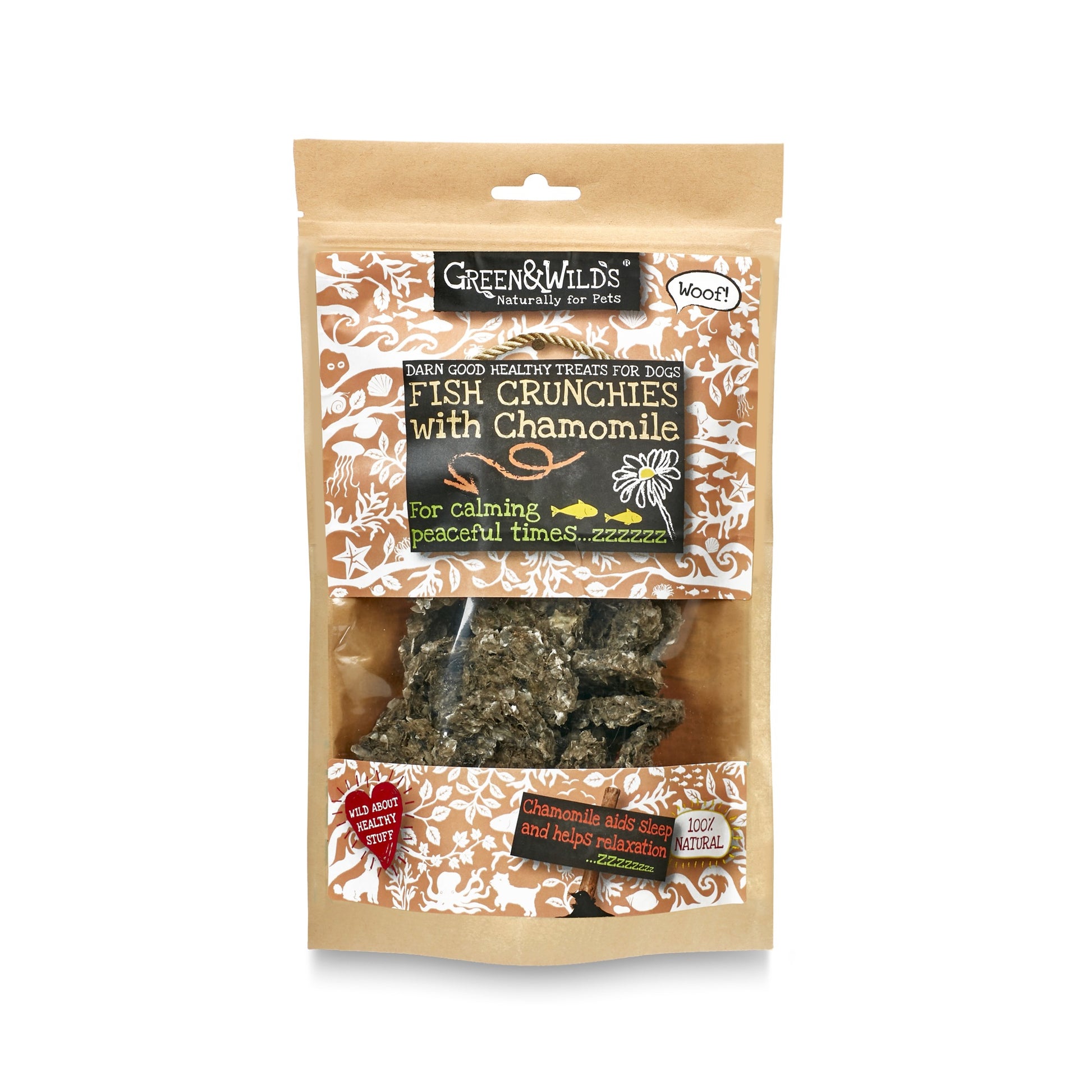 Fish Crunchies with Chamomile 100g front of pack