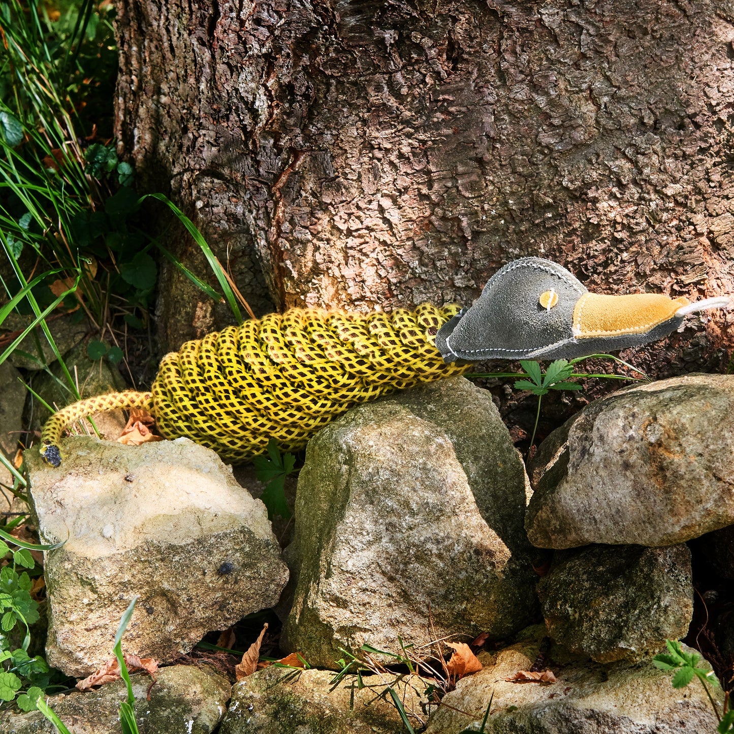Delilah the Duckess eco toy outdoors