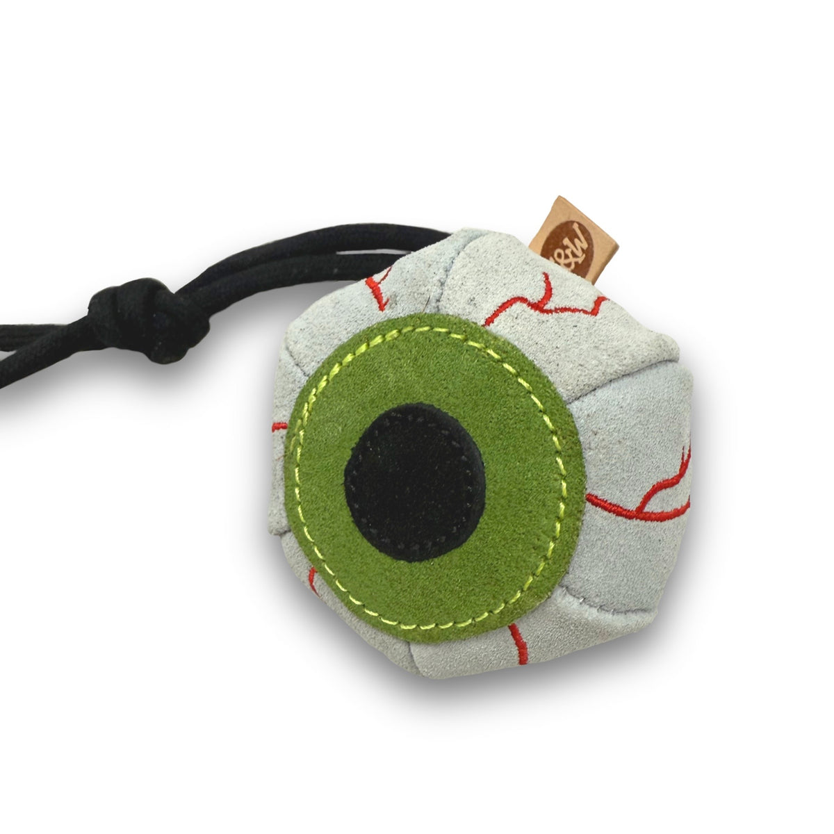 Green & Wilds Eye-m Watching You eco dog toy close-up
