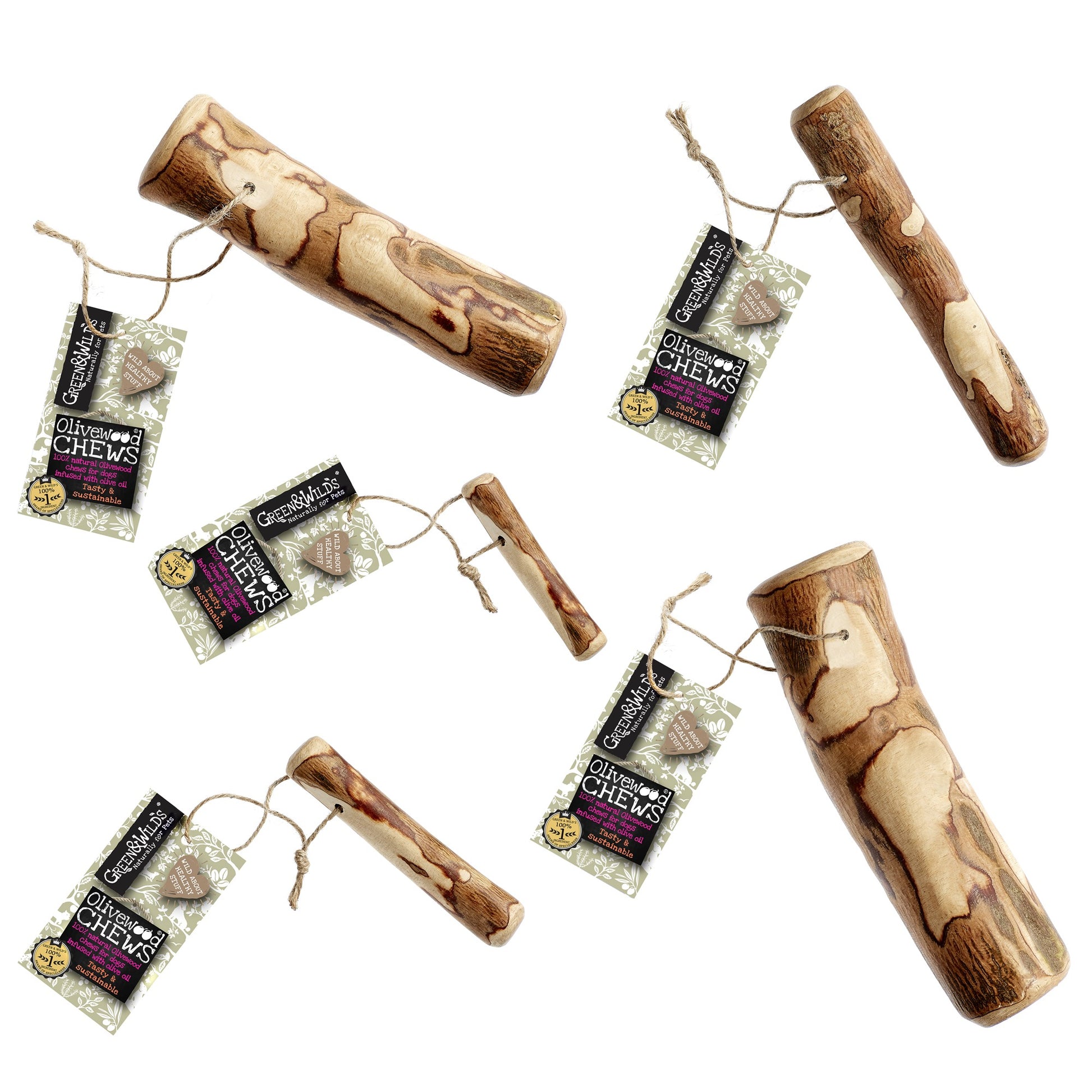 Olivewood Puppy Chew variety