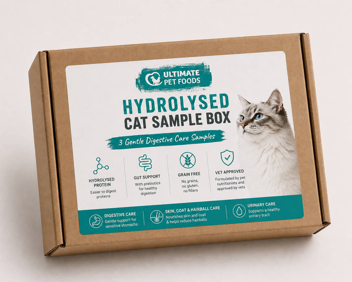 Hydrolysed Cat Food Sample Box — Ultimate Plus Cat