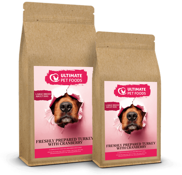 Grain Free Dog Food for Large Breed Adults – 50% Turkey with Cranberry