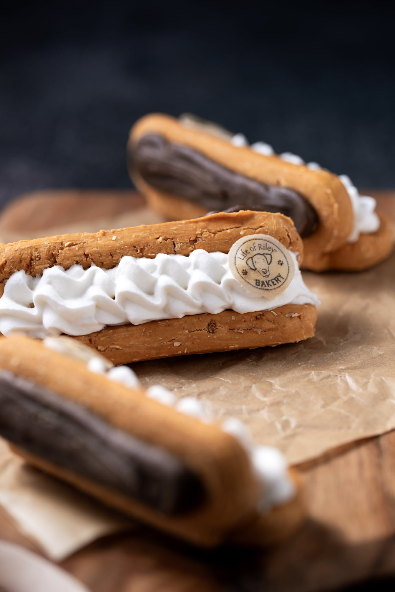 Doggy Eclairs by Life of Riley Bakery