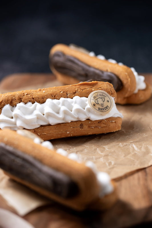 Doggy Eclairs by Life of Riley Bakery