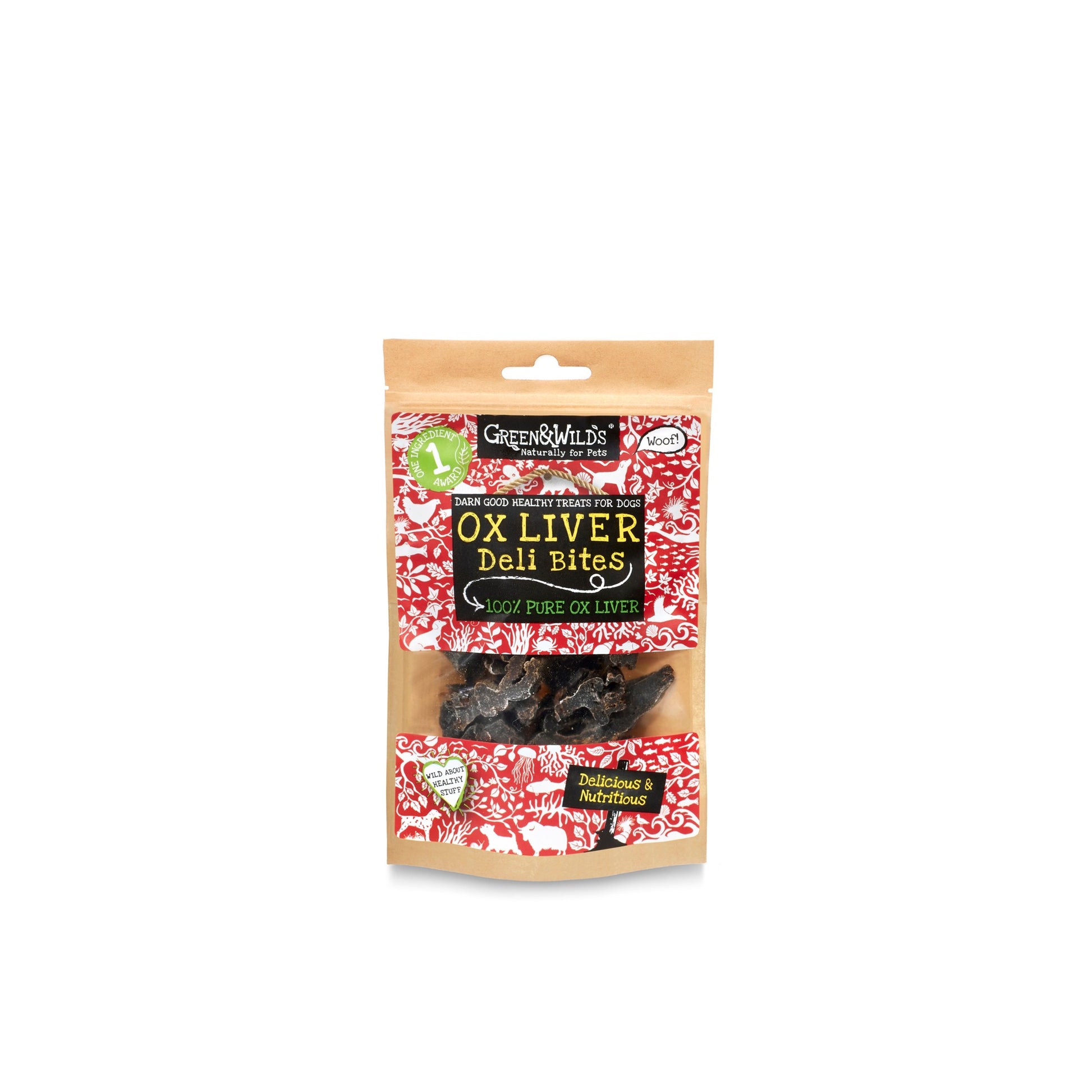 Ox Liver Deli Bites 40g front of pack