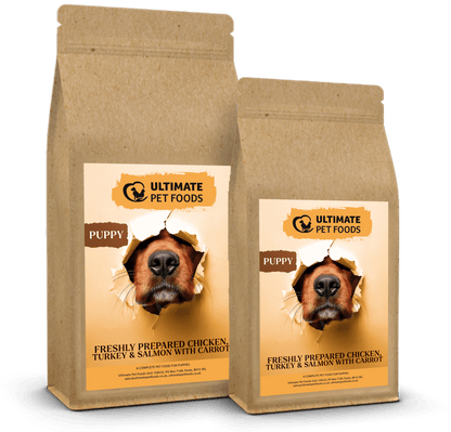 Grain Free Puppy Food with Chicken, Turkey & Salmon – Healthy Growth & Development