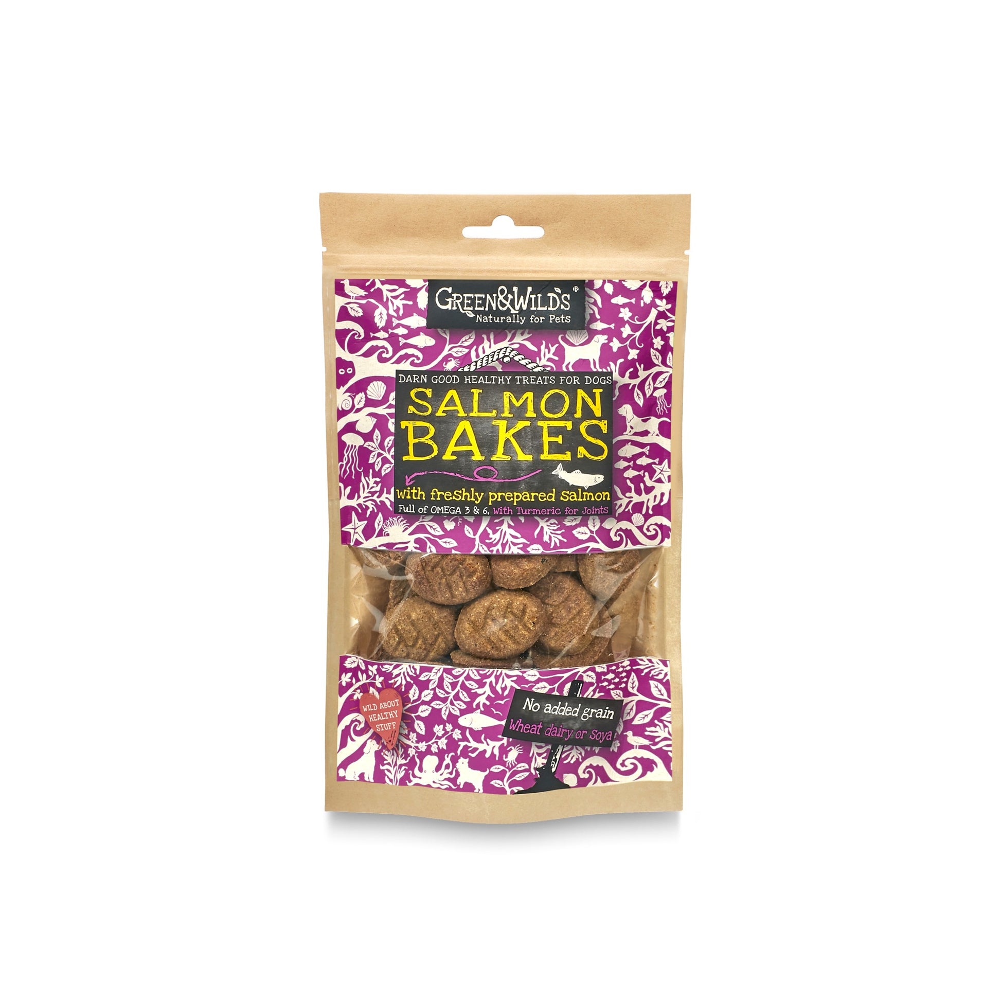 Green and Wilds Salmon Bakes 150g packet