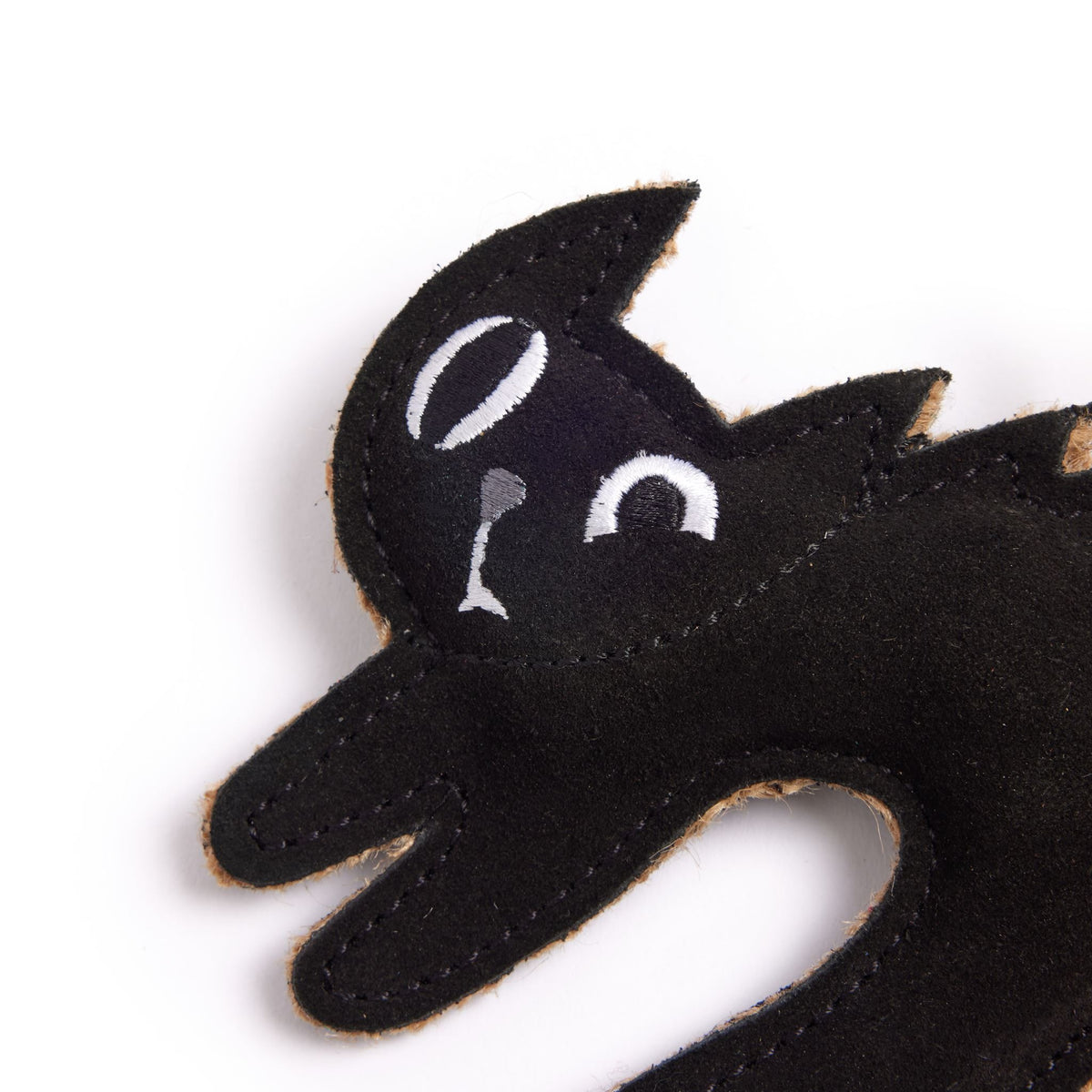 Green & Wilds Scaredy Cat eco dog toy close-up