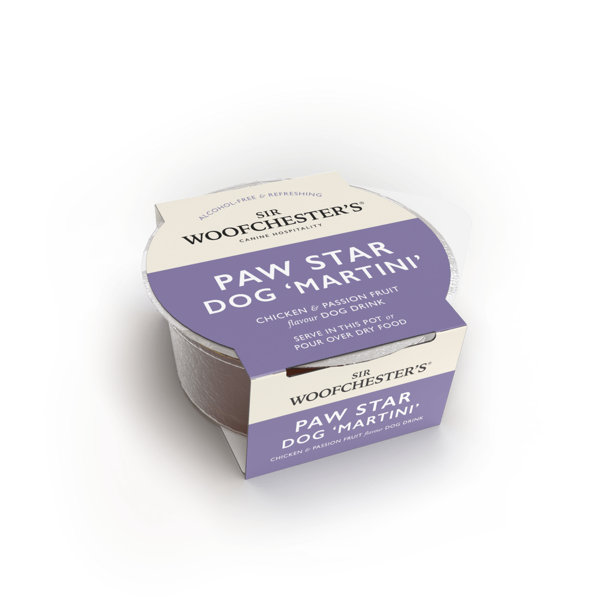 Sir Woofchester's Paw Star Dog Martini 150ml pot