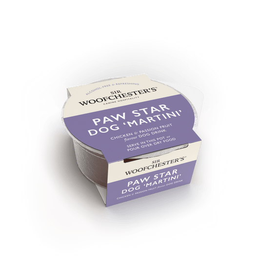 Sir Woofchester's Paw Star Dog Martini 150ml pot