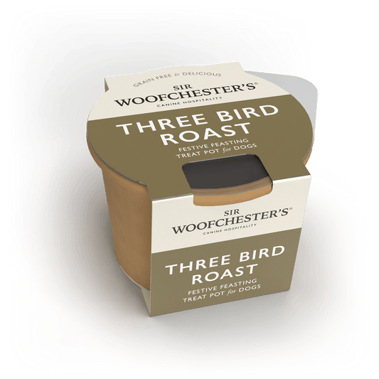 Sir Woofchester's Festive Feast Three Bird Roast Treat Pot 47g