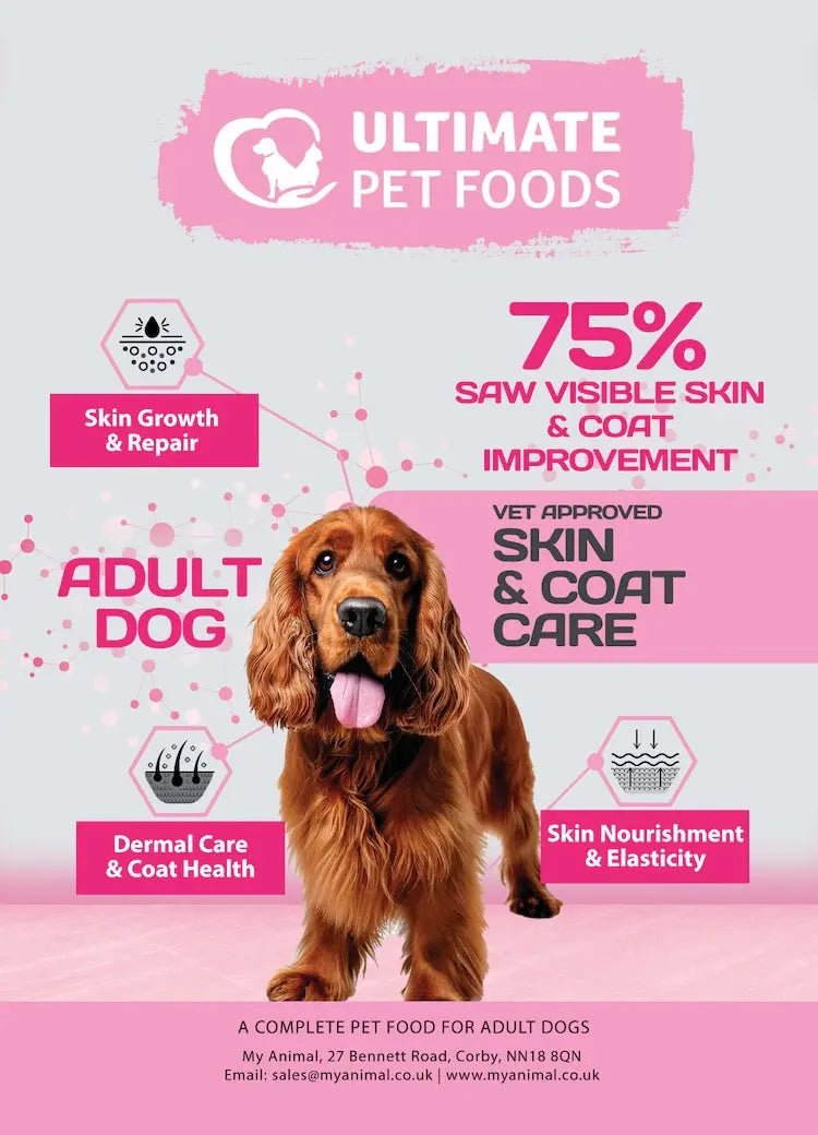 Curated visual reference: Visual Reference: Hydrolysed Dog Food For Advanced Skin And Coat Defence Grain