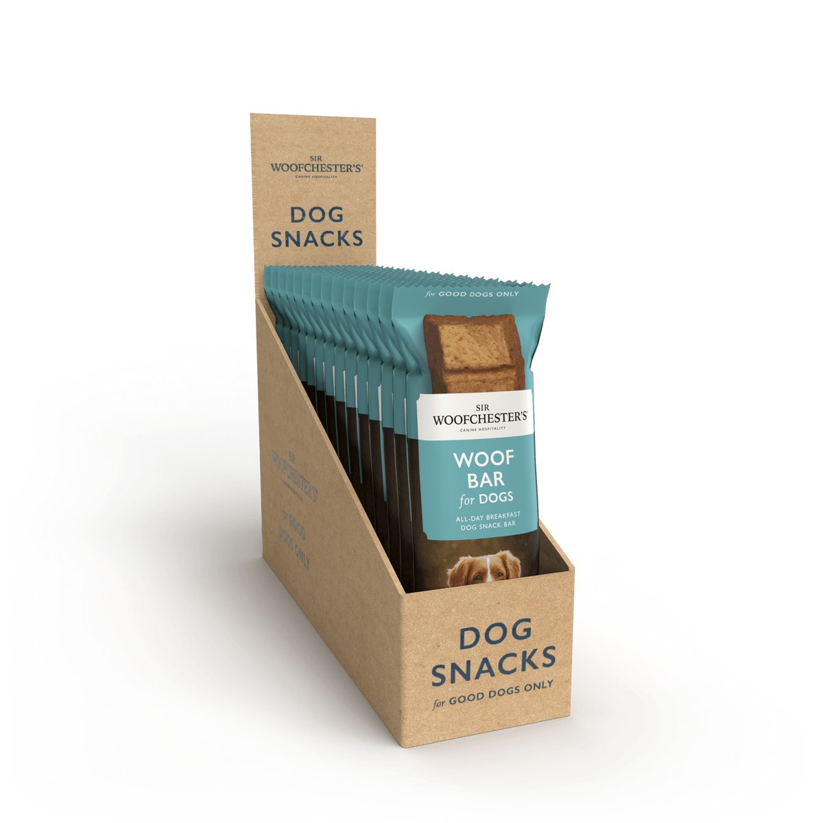 Sir Woofchester's Woof Bar Dog Snack packaging