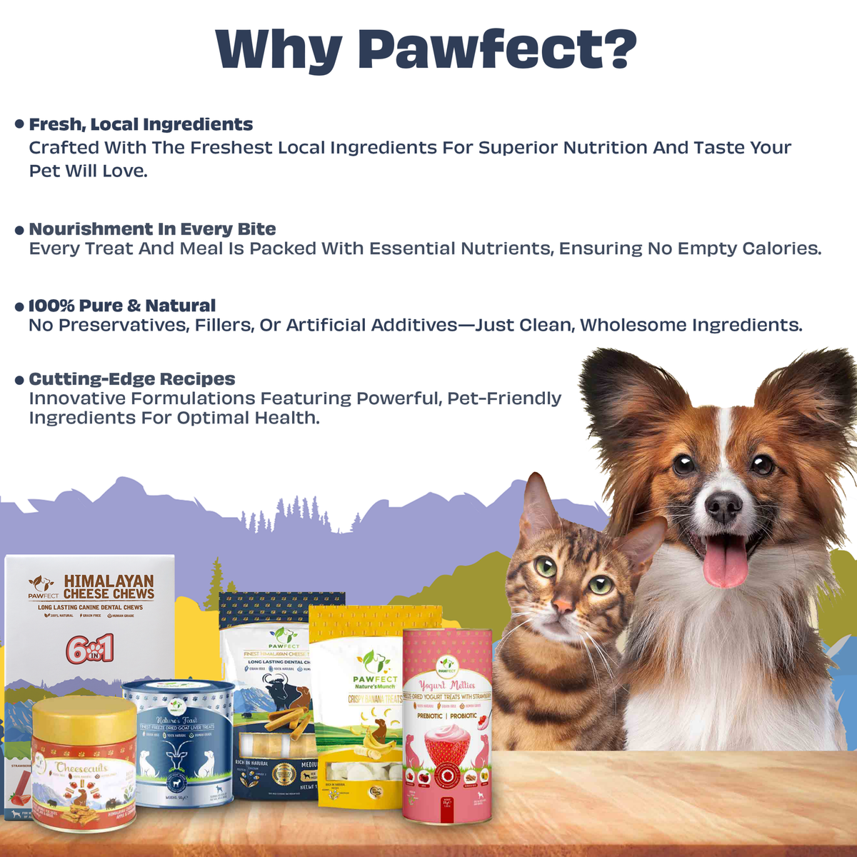 Pawfect Himalayan Chew Bars 390g variety pack