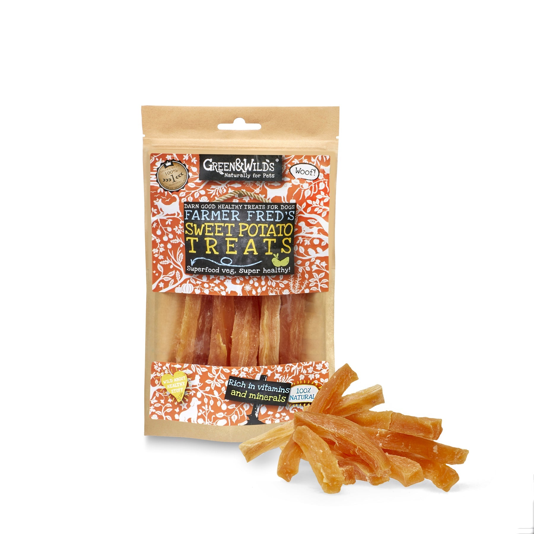 Green and Wilds Sweet Potato treats lifestyle