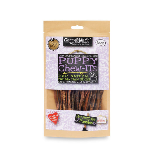 Green and Wilds Puppy Chew-its 80g packet